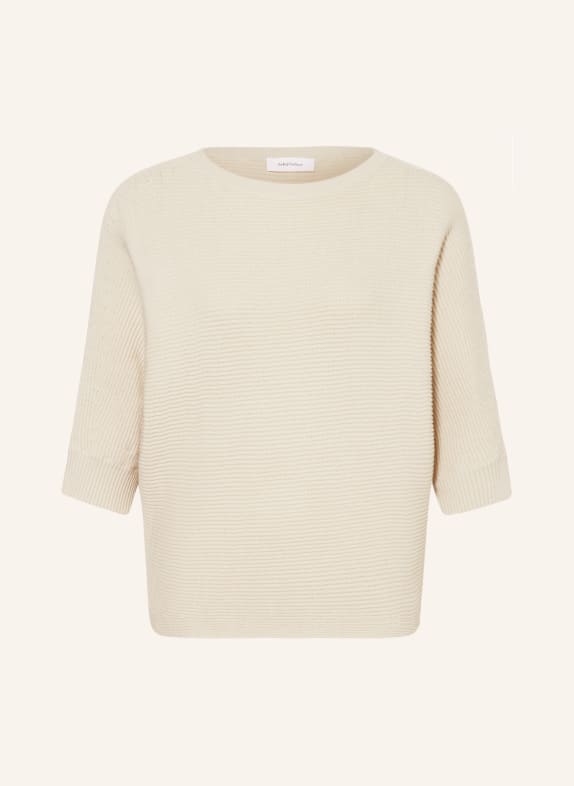 darling harbour Sweater with 3/4 sleeves BEIGE