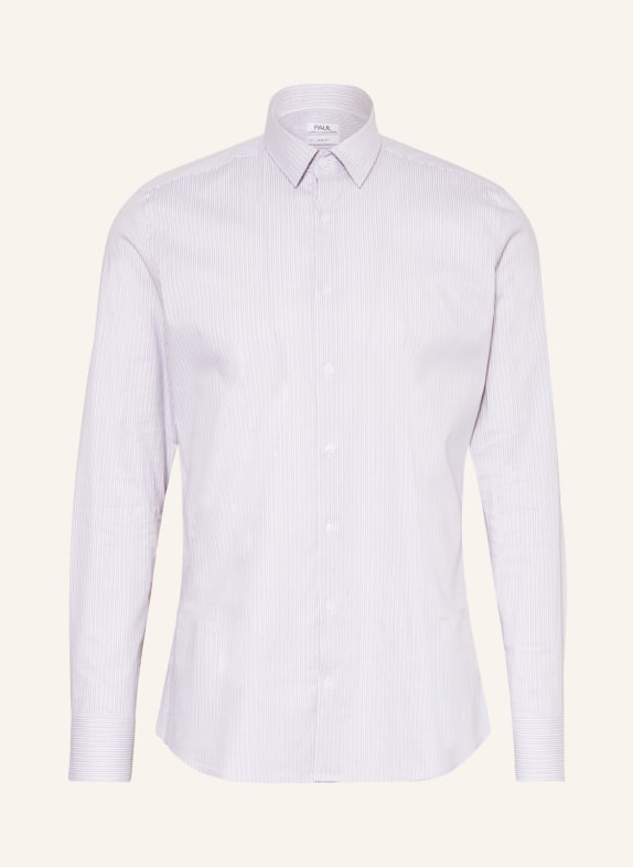 PAUL Shirt slim fit WHITE/ GRAY