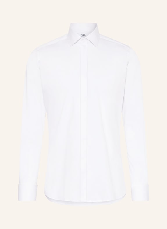 PAUL Slim fit shirt with French cuffs WHITE