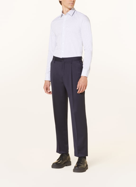 PAUL Hemd Slim Fit WEISS / HELLBLAU / DUNKELBLAU