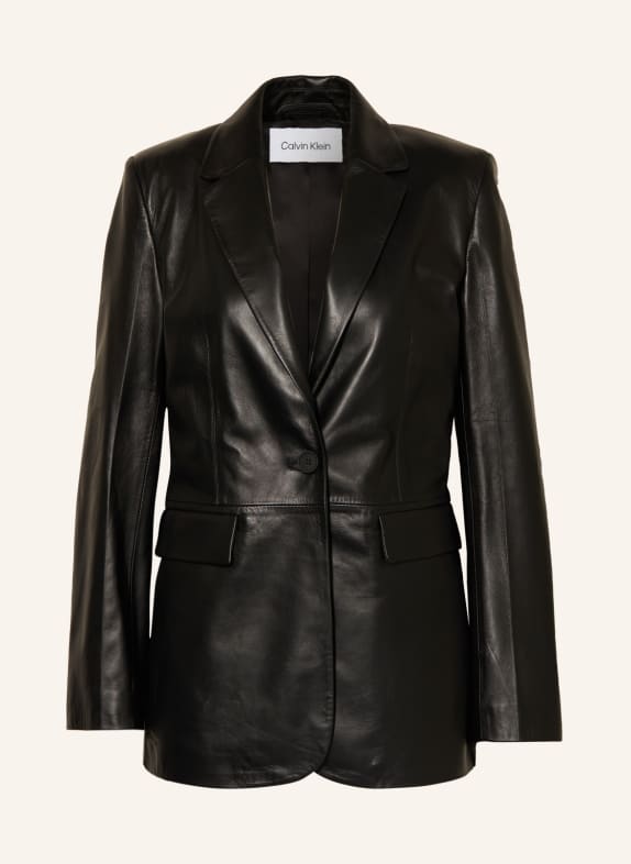 Calvin Klein Leather blazer