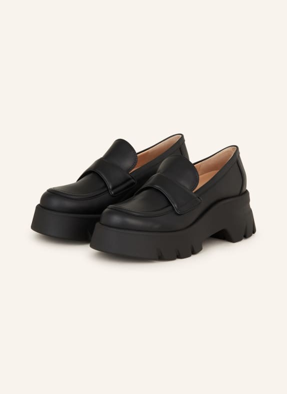 Gianvito Rossi Platform loafers BLACK