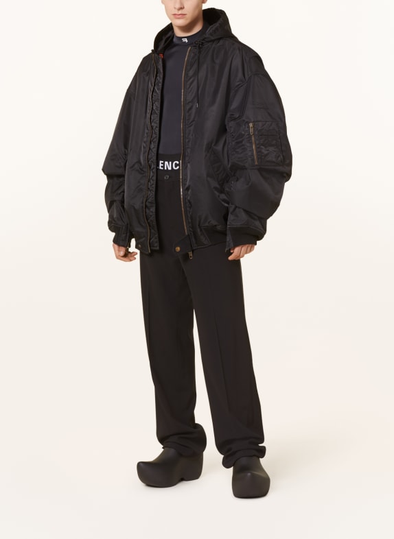 BALENCIAGA Pantaloni Regular Fit NEGRU