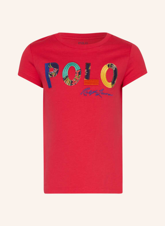 POLO RALPH LAUREN T-Shirt PINK/ DUNKELGELB