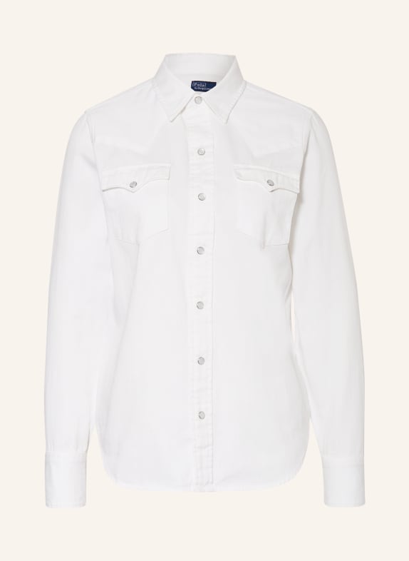 POLO RALPH LAUREN Jeansbluse WEISS
