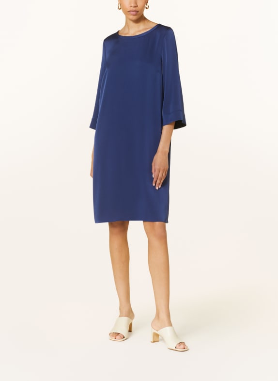 windsor. Satin dress with 3/4 sleeves