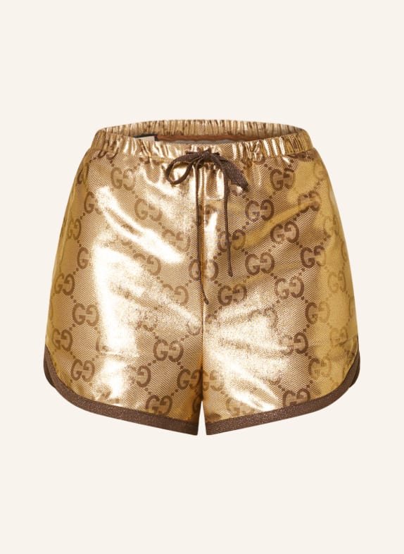 GUCCI Shorts with glitter thread