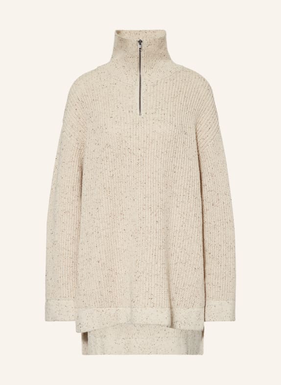 MSCH COPENHAGEN Half-zip sweater MSCHDEVION BEIGE