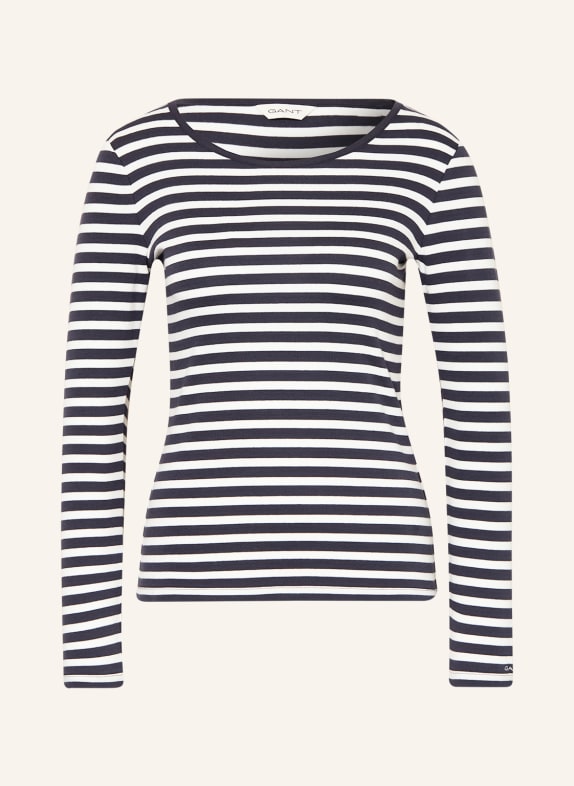GANT Longsleeve DUNKELBLAU/ WEISS