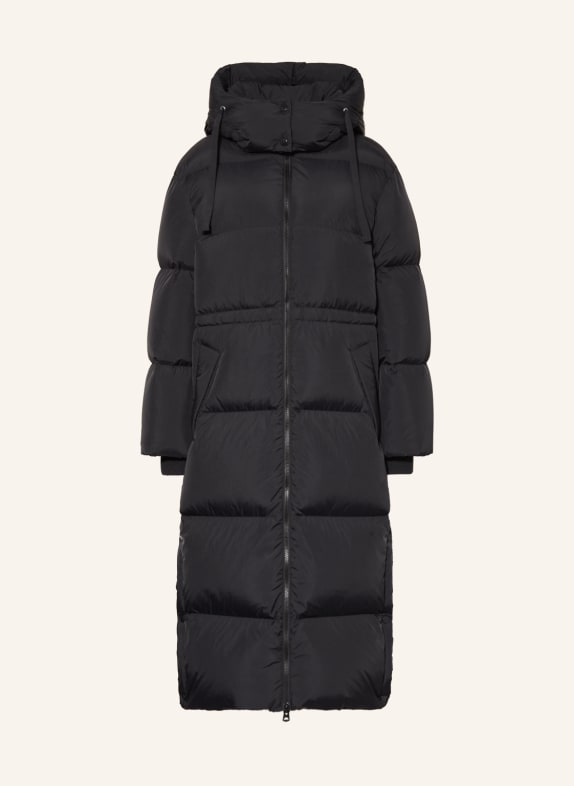 GANT Down jacket with removable hood BLACK