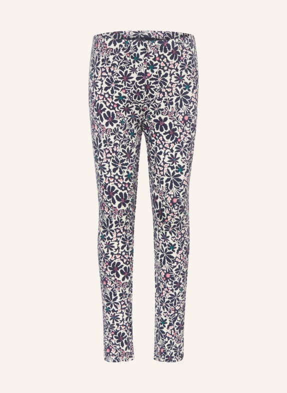 GARCIA Leggings WEISS/ DUNKELBLAU/ ROSA