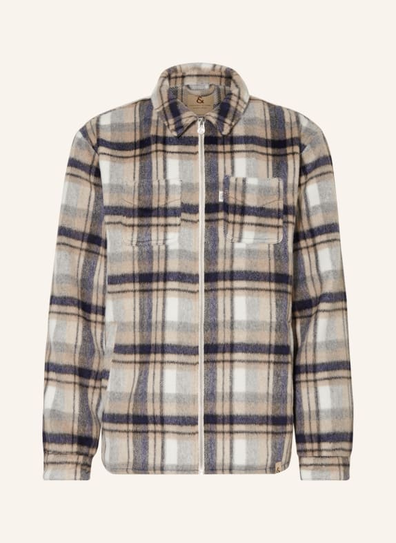 COLOURS & SONS Overjacket HELLBRAUN/ DUNKELBLAU
