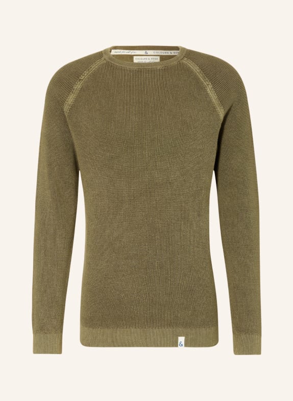 COLOURS & SONS Pullover OLIV