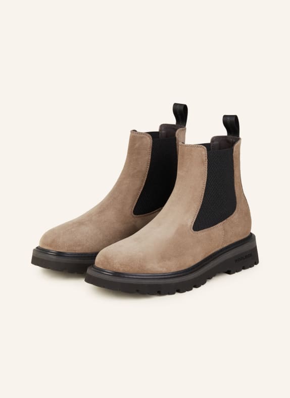 WOOLRICH boots TAUPE/ BLACK