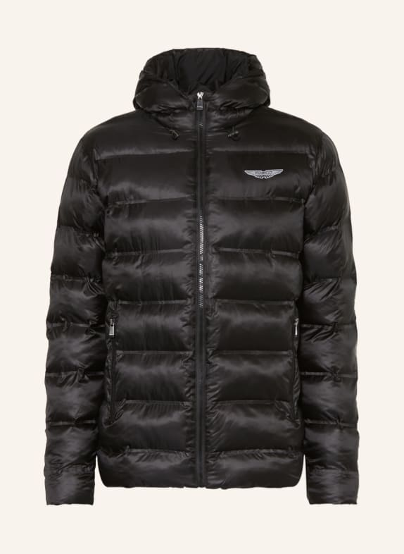 HACKETT LONDON Quilted jacket BLACK