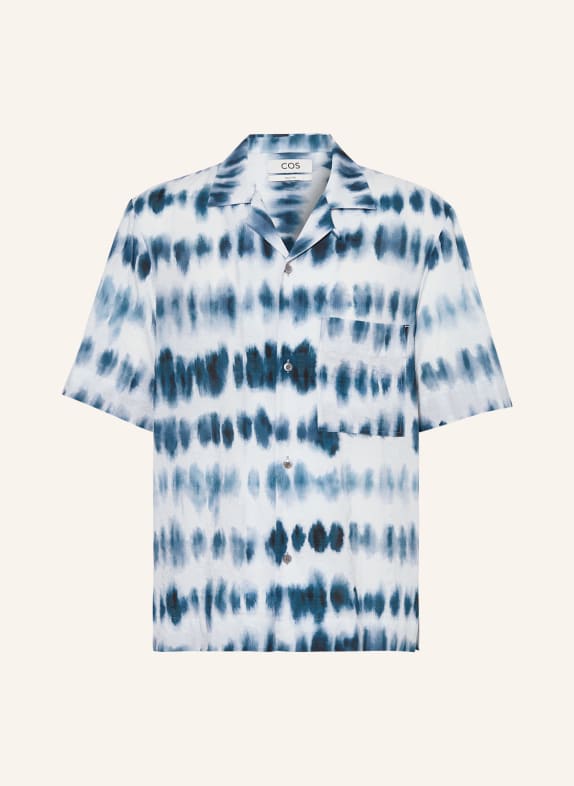 COS Resort shirt relaxed fit BLUE/ WHITE