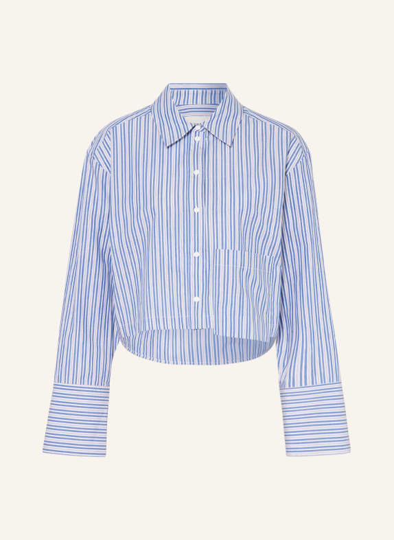 Herskind Cropped blouse SAMUEL BLUE/ WHITE