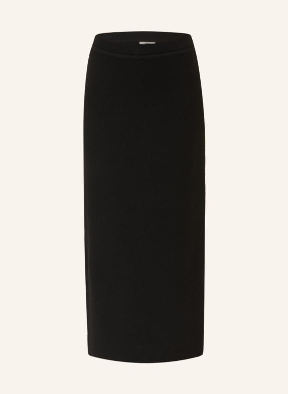 SMINFINITY Knit skirt with cashmere BLACK
