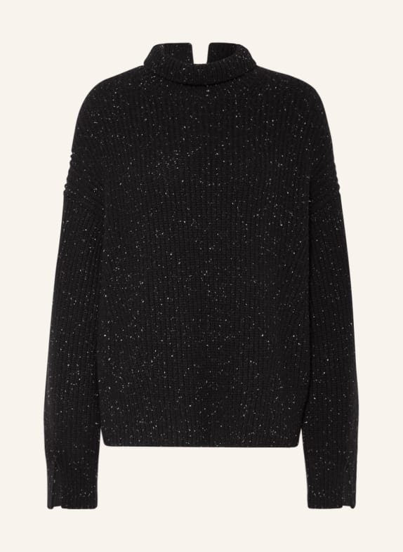 SMINFINITY Cashmere sweater BLACK/ WHITE