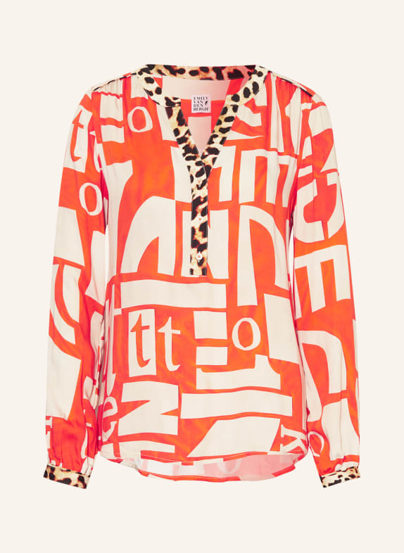 Emily VAN DEN BERGH Blusenshirt ORANGE/ CREME