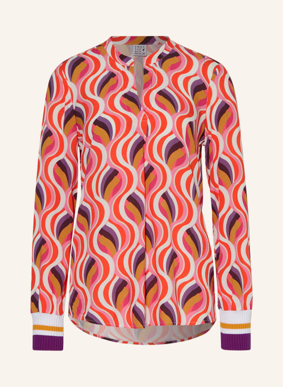 Emily VAN DEN BERGH Blusenshirt WEISS/ ROT/ PINK