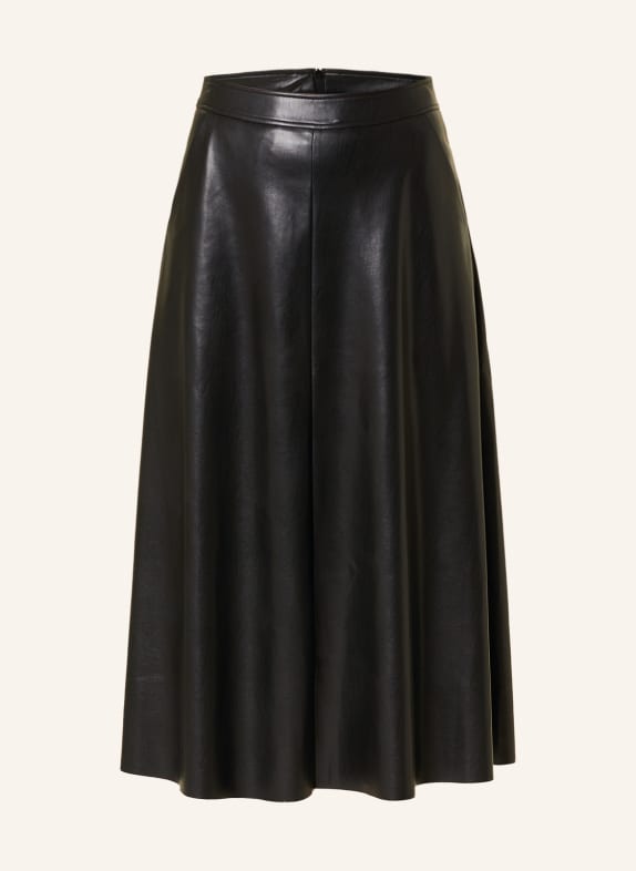MRS & HUGS Skirt in leather look BLACK