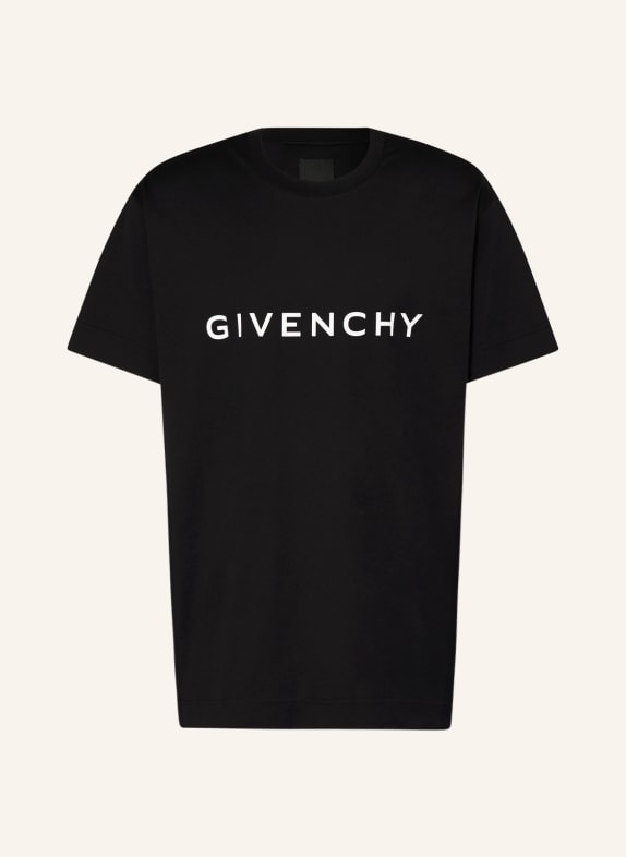 GIVENCHY Oversized-Shirt SCHWARZ/ WEISS