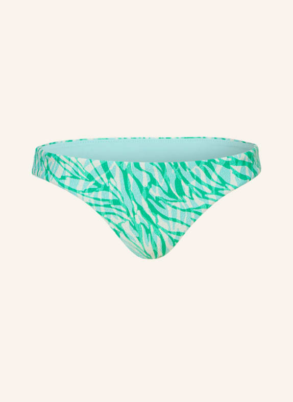 SEAFOLLY Basic bikini bottoms ANIMAL INSTINCT TURQUOISE/ GREEN/ CREAM