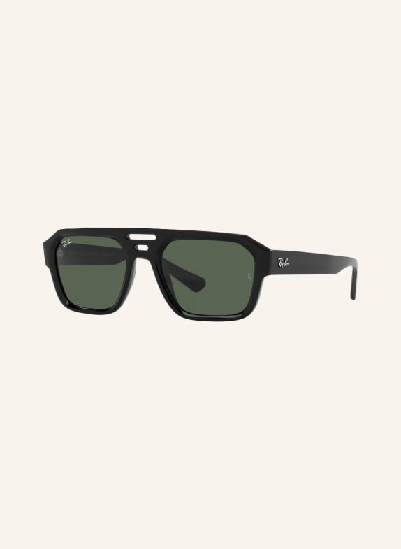 Ray-Ban Sunglasses RB4397 667771 - BLACK/ DARK GREEN