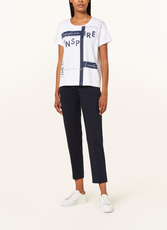 monari T-Shirt mit Schmucksteinen