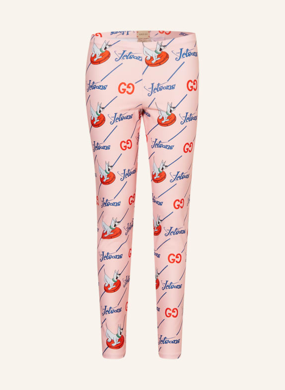 GUCCI Leggings LE SPACE DOG 5874 ROSEATE/RED