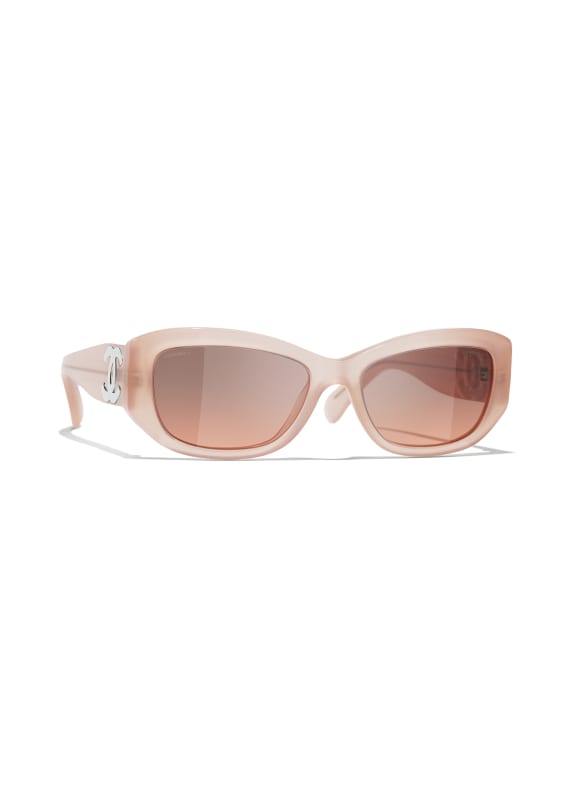 CHANEL Rectangular sunglasses 173218 - NUDE/ORANGE GRADIENT