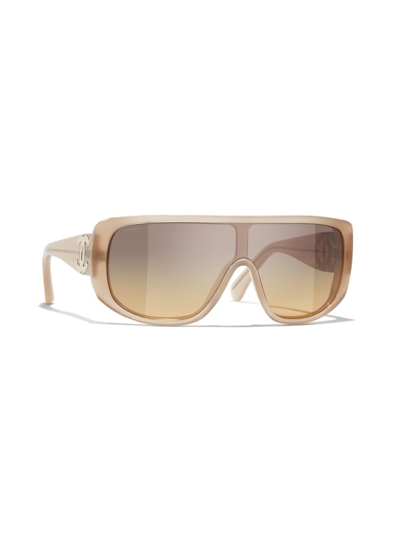 CHANEL Wraparound sunglasses 173111 - BEIGE/ BROWN GRADIENT