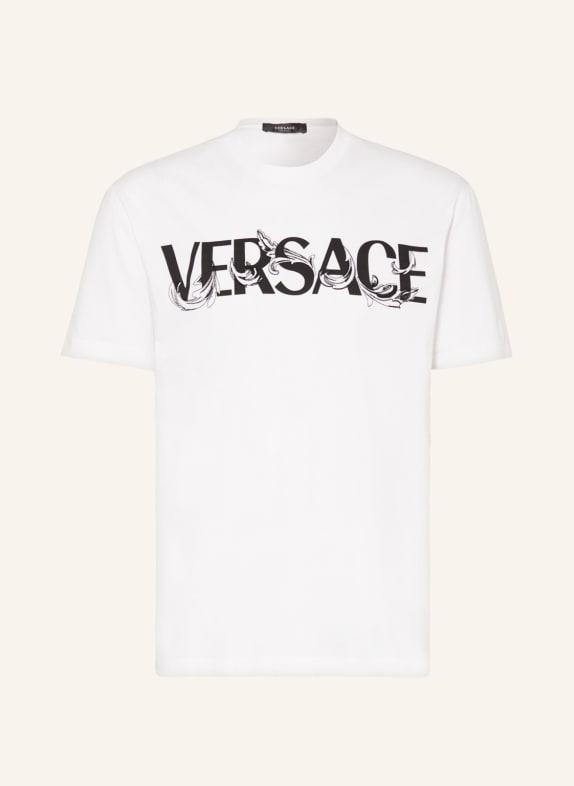 VERSACE T-shirt with embroidery WHITE