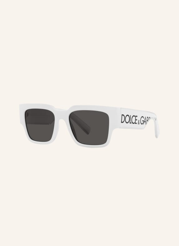 DOLCE & GABBANA Sunglasses DG6184 331287 - WHITE/ DARK GRAY