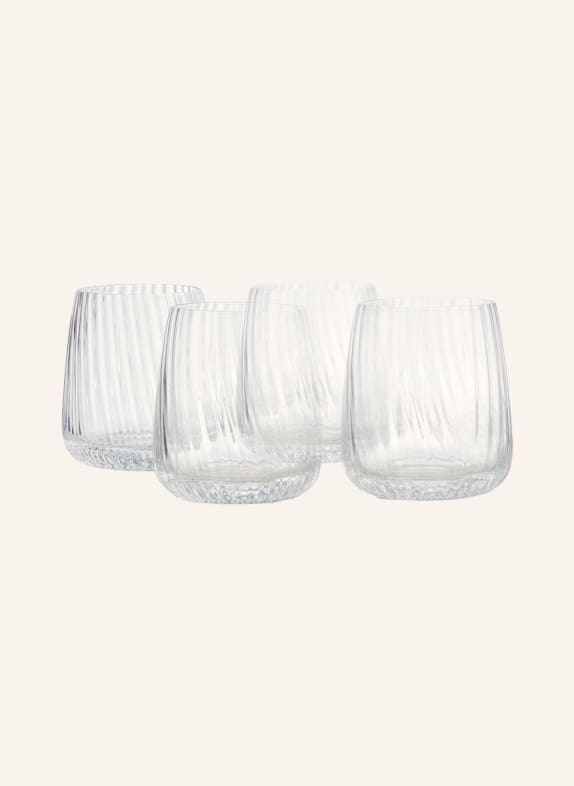 BROSTE COPENHAGEN Set of 4 drinking glasses SANDVIG