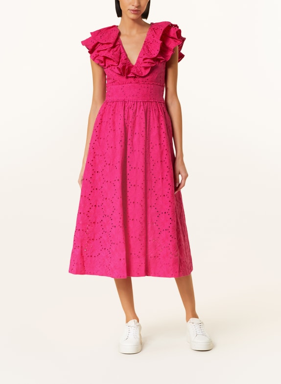 TED BAKER Dress MIRZA with broderie anglaise and frills