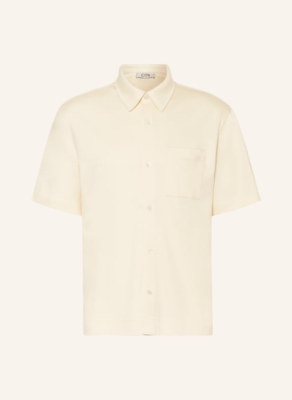COS Kurzarm-Hemd Relaxed Fit CREME