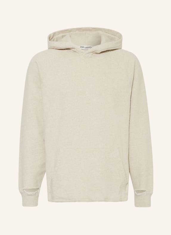 OUR LEGACY Oversized-Hoodie mit Leinen