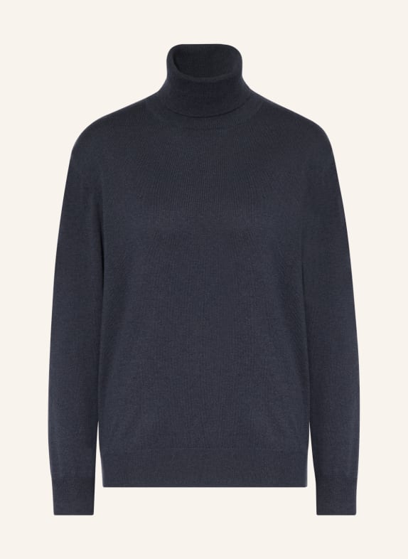 BRUNELLO CUCINELLI Turtleneck sweater in cashmere DARK BLUE