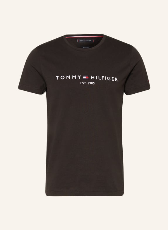 TOMMY HILFIGER T-shirt CZARNY
