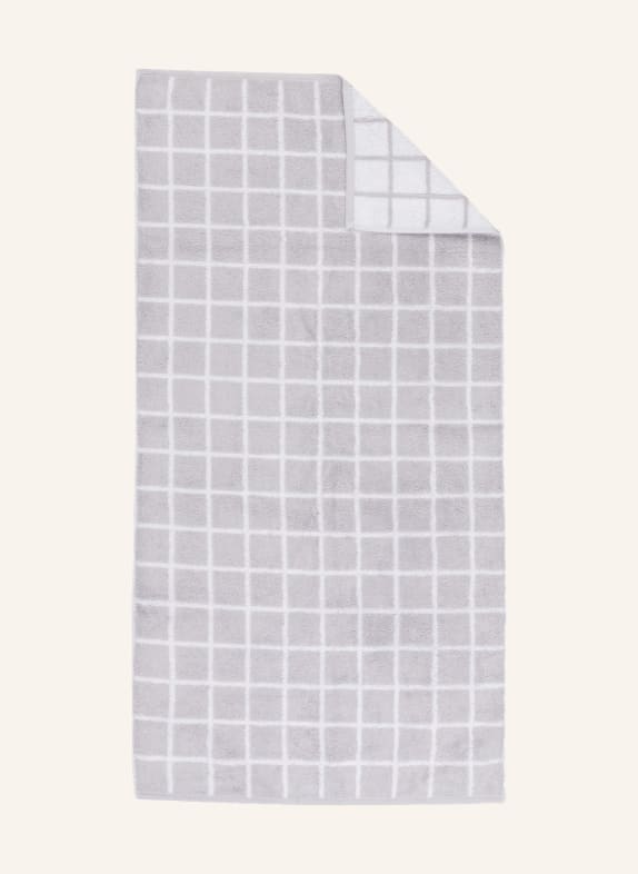 Cawö Towel ZOOM LIGHT GRAY/ WHITE