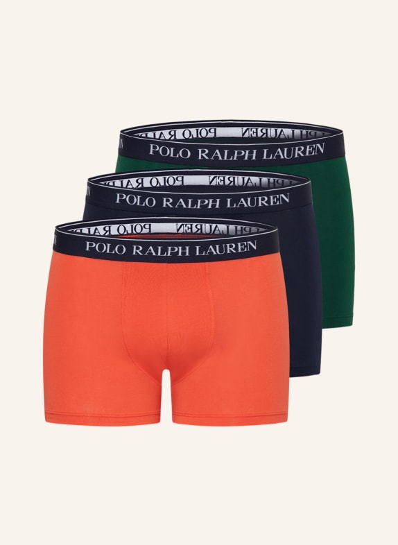 POLO RALPH LAUREN 3-pack boxer shorts RED/ BLUE/ GREEN