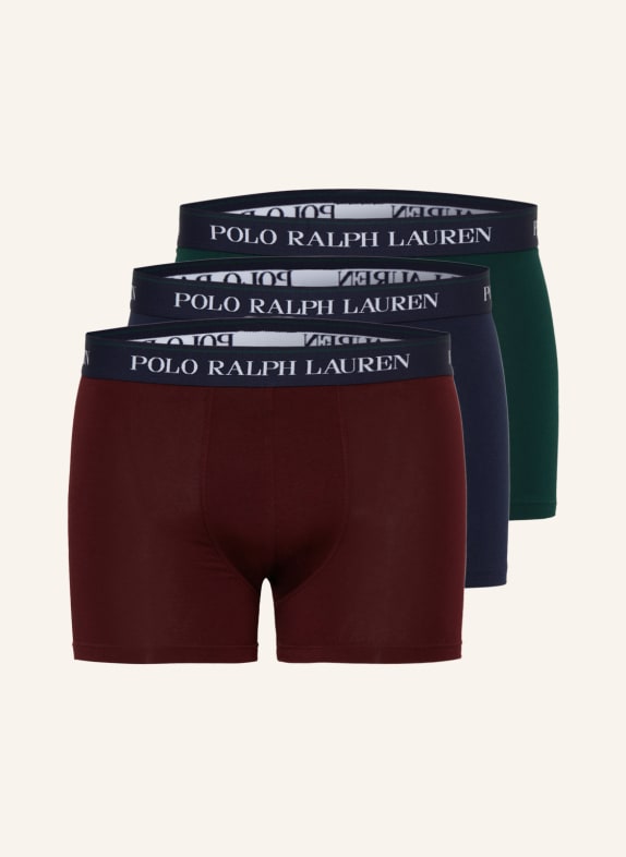 POLO RALPH LAUREN 3er-Pack Boxershorts DUNKELBLAU/ DUNKELROT/ DUNKELGRÜN