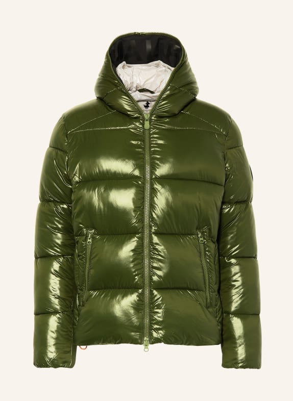 SAVE THE DUCK Quilted jacket EDGARD DARK GREEN