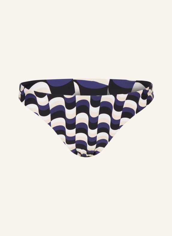 SEAFOLLY Brazilian bikini bottoms MODERN TAKE reversible BLACK/ BLUE/ WHITE