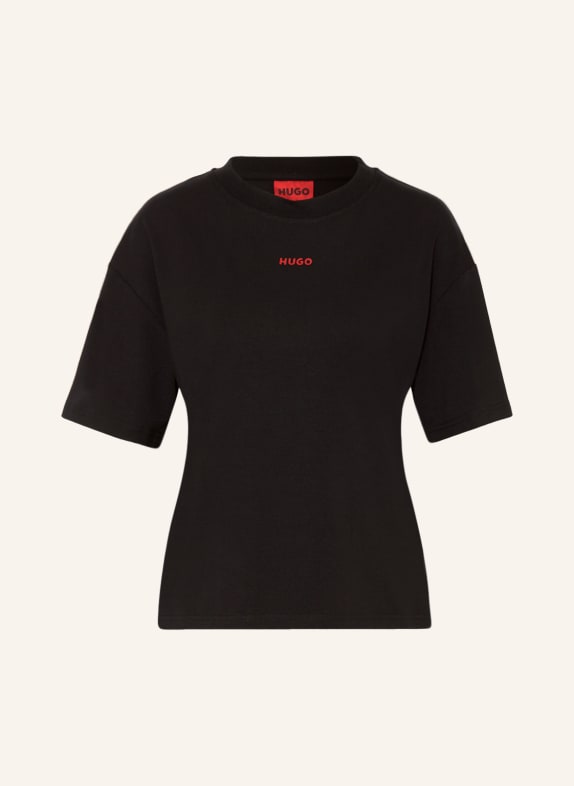 HUGO Lounge shirt SHUFFLE BLACK