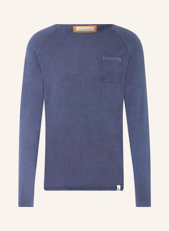 COLOURS & SONS Pullover BLAU