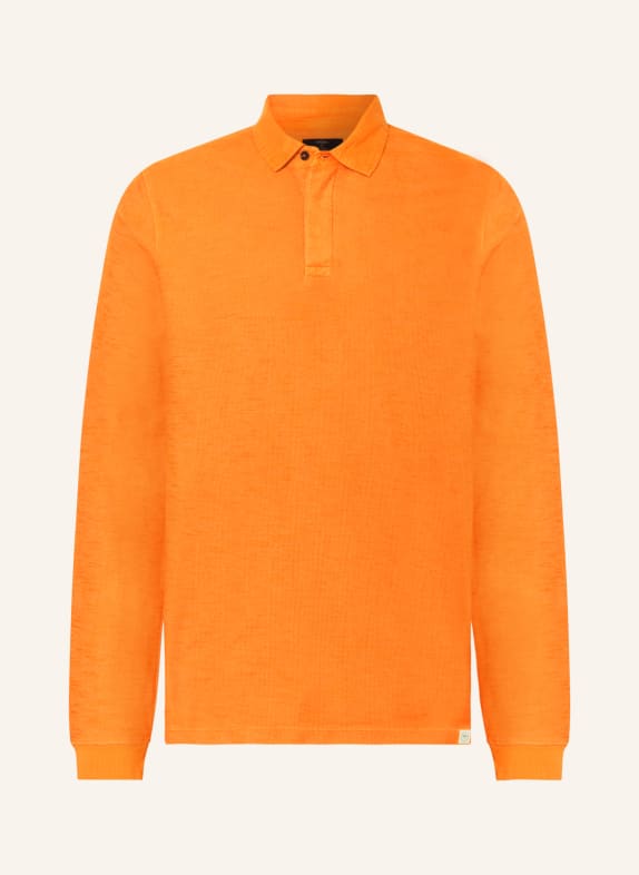 FYNCH-HATTON Knitted polo shirt ORANGE