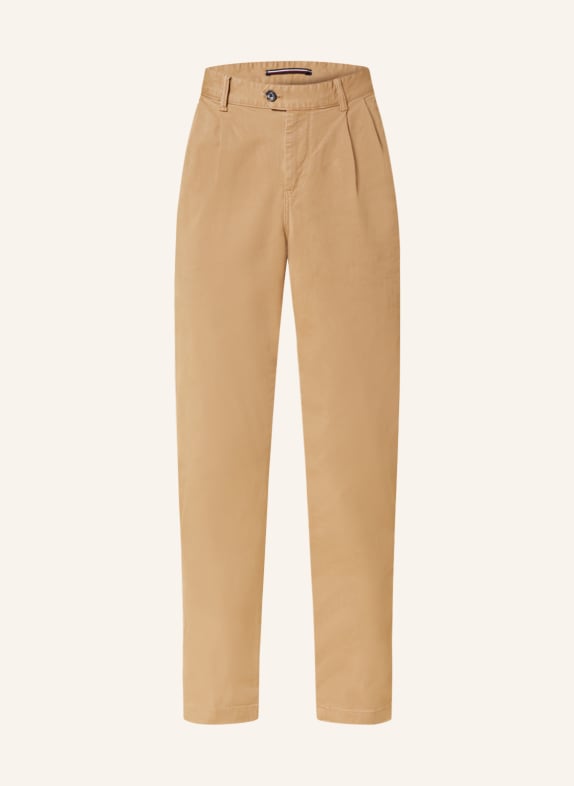 TOMMY HILFIGER Chino Wide Tapered Fit CAMEL